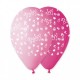 Palloncini in lattice rosa assortito con la scritta Baby Girl 100 pezzi 