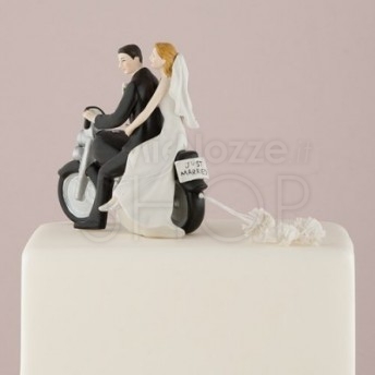 Cake Topper Nozze Sposi Moto - Kadosa