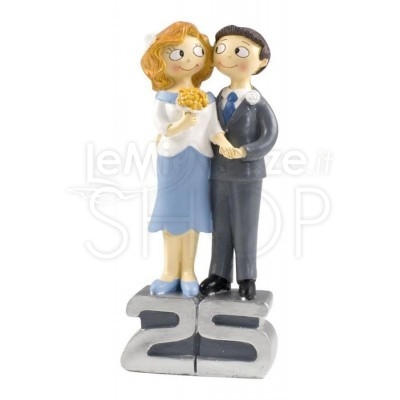 Cake topper nozze d'argento - LeMieNozze SHOP