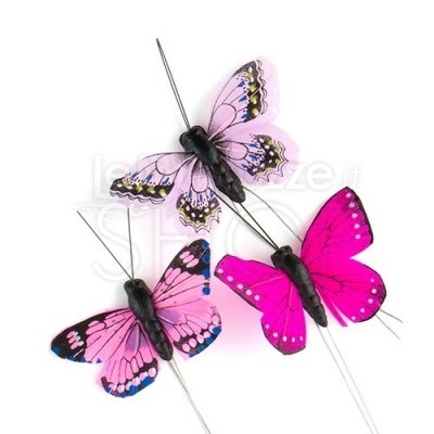 Farfalle decorative blu 25 pezzi - LeMieNozze SHOP
